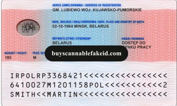 Polska Resident Permit Card